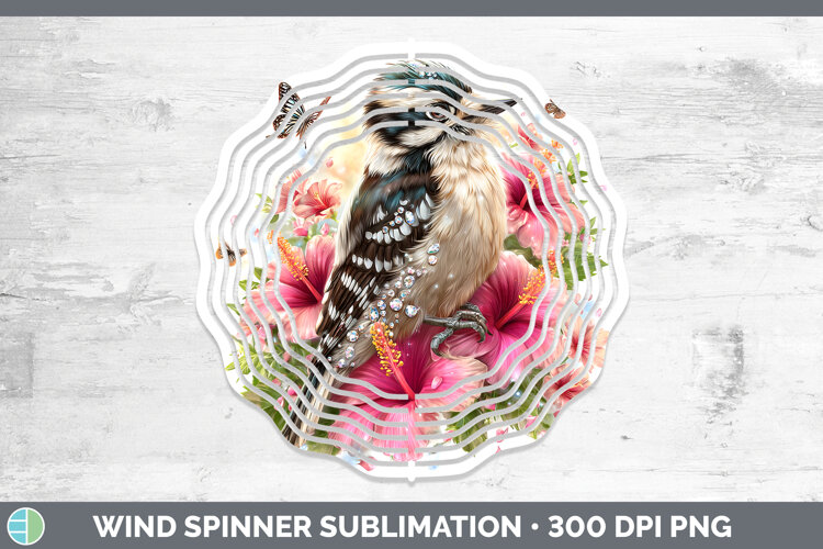 GorgeousBirds 01 Floral Summer Wind Spinner design.