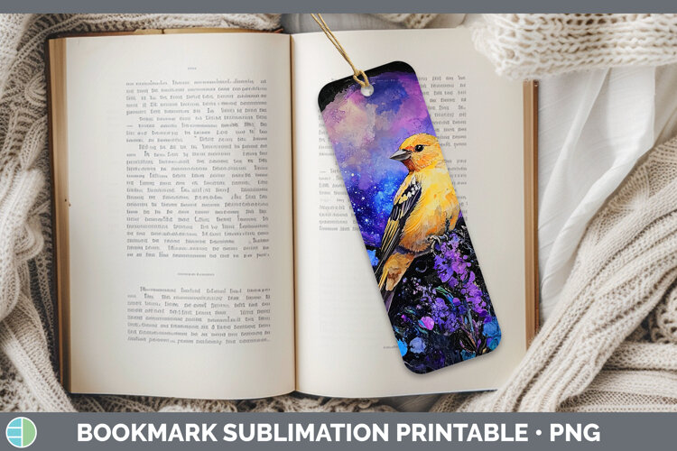 GorgeousBirds 01 Galaxy Bookmark design.