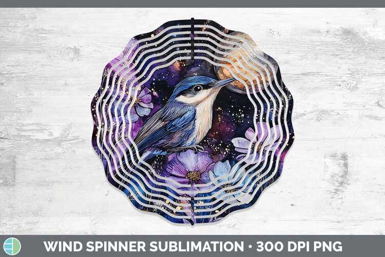 GorgeousBirds 01 Galaxy Wind Spinner design.