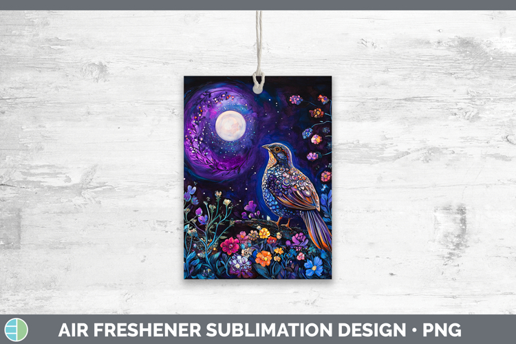 Birds 01 Galaxy Quail Air Freshener Sublimation Car Freshene