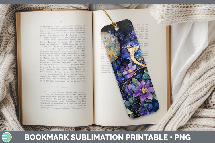 GorgeousBirds 01 Galaxy Bookmark design.