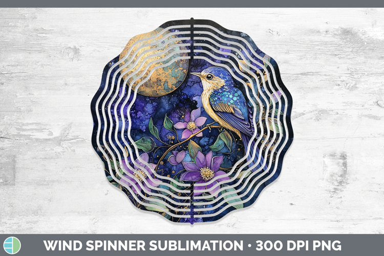 GorgeousBirds 01 Galaxy Wind Spinner design.