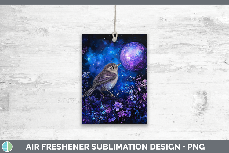 Birds 01 Galaxy Wren Air Freshener Sublimation Car Freshener