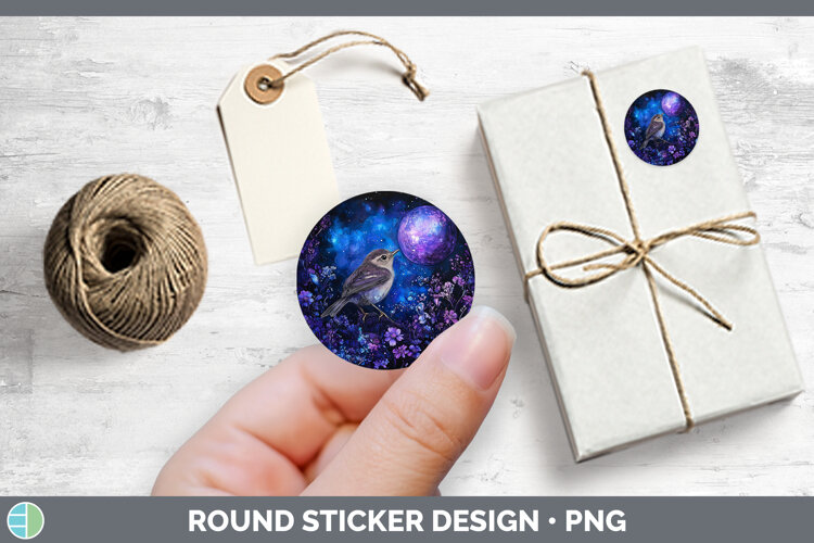 GorgeousBirds 01 Galaxy Stickers design.