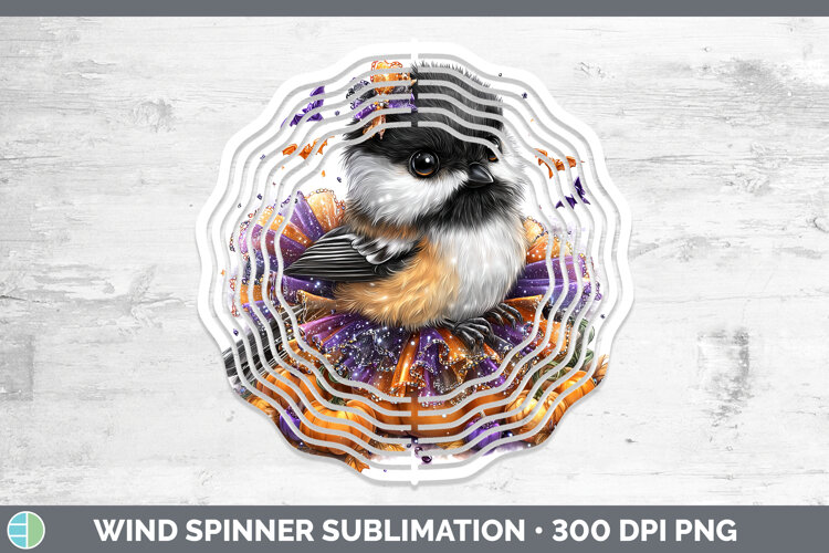 GorgeousBirds 01 Halloween Wind Spinner design.