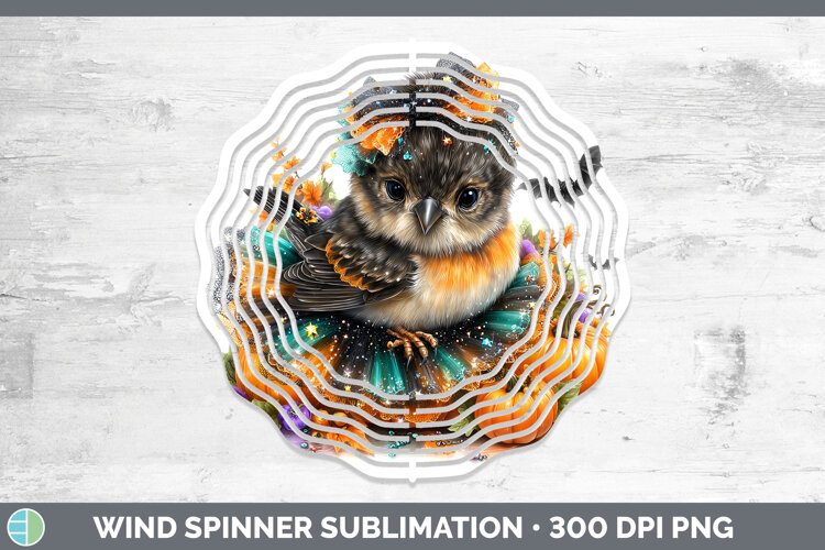 GorgeousBirds 01 Halloween Wind Spinner design.