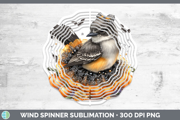 GorgeousBirds 01 Halloween Wind Spinner design.