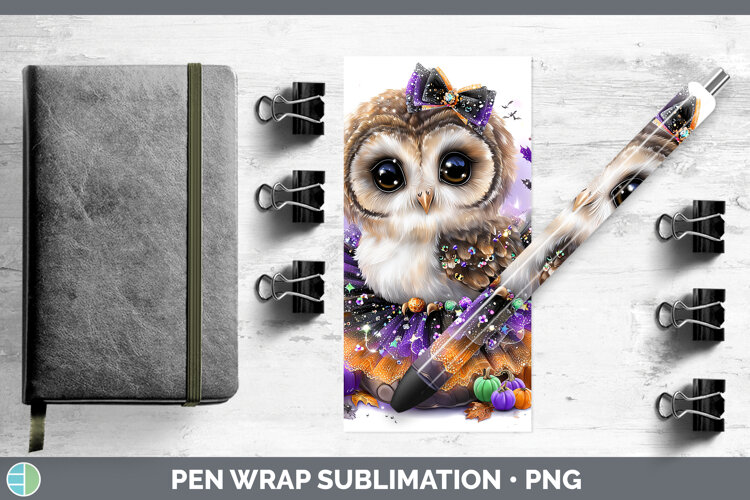 GorgeousBirds 01 Halloween Pen Wrap design.