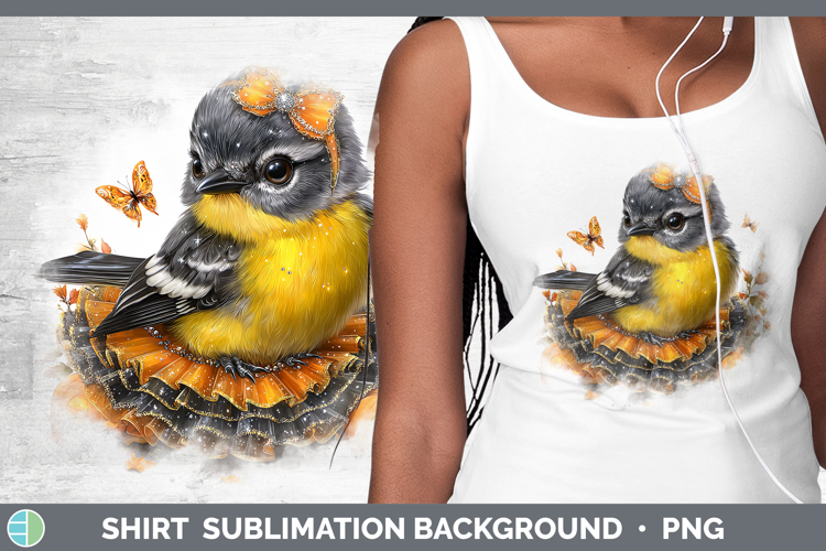 Birds 01 Halloween Warbler Shirt Sublimation Background Desi