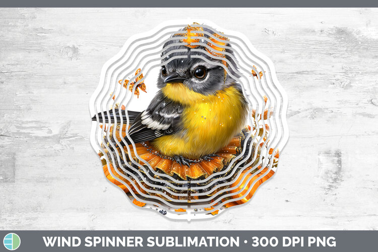 GorgeousBirds 01 Halloween Wind Spinner design.