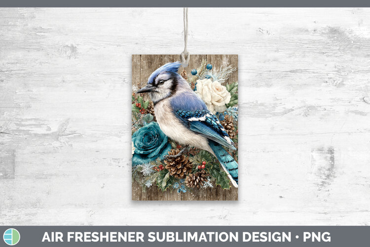 GorgeousBirds 01 Rustic Christmas Air Freshener design.