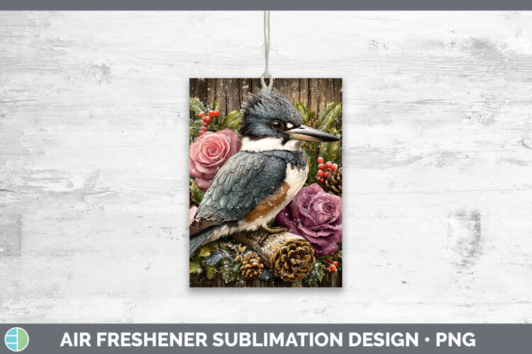GorgeousBirds 01 Rustic Christmas Air Freshener design.