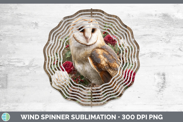 GorgeousBirds 01 Rustic Christmas Wind Spinner design.
