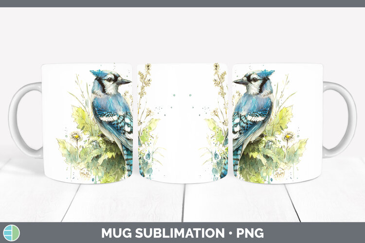 GorgeousBirds 01 Sketch Mug Wrap design.