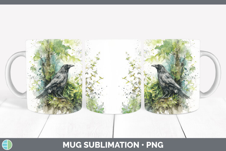 GorgeousBirds 01 Sketch Mug Wrap design.
