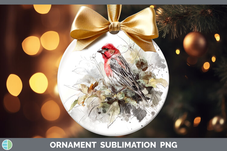 GorgeousBirds 01 Sketch Ornament design.