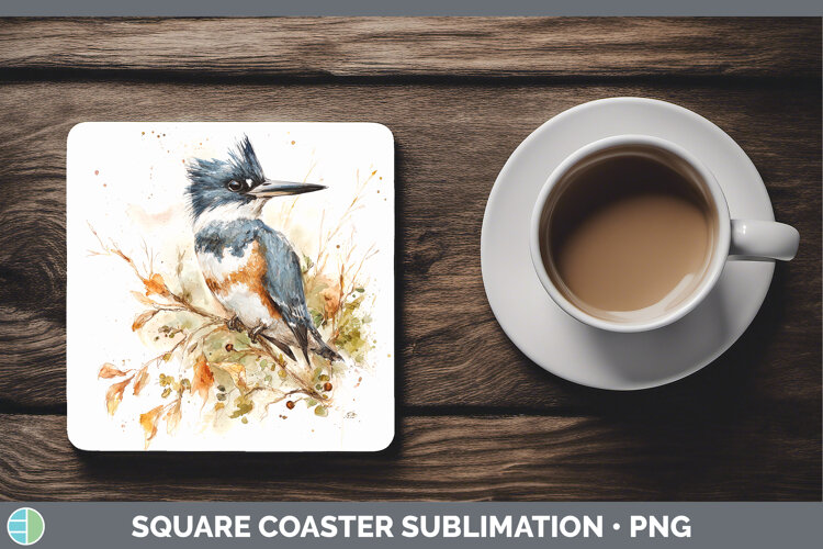 GorgeousBirds 01 Sketch Square Coaster design.
