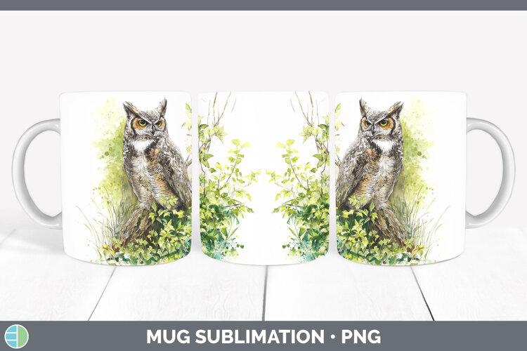 GorgeousBirds 01 Sketch Mug Wrap design.