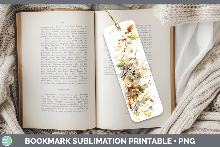 GorgeousBirds 01 Sketch Bookmark design.