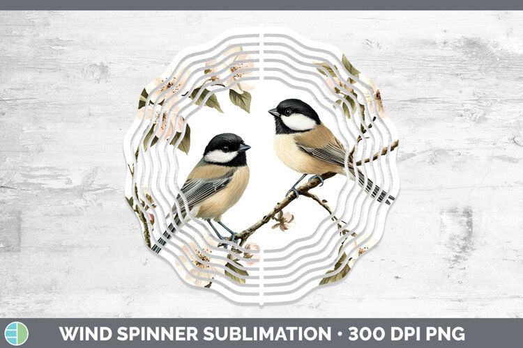 GorgeousBirds 01 Vintage Wind Spinner design.