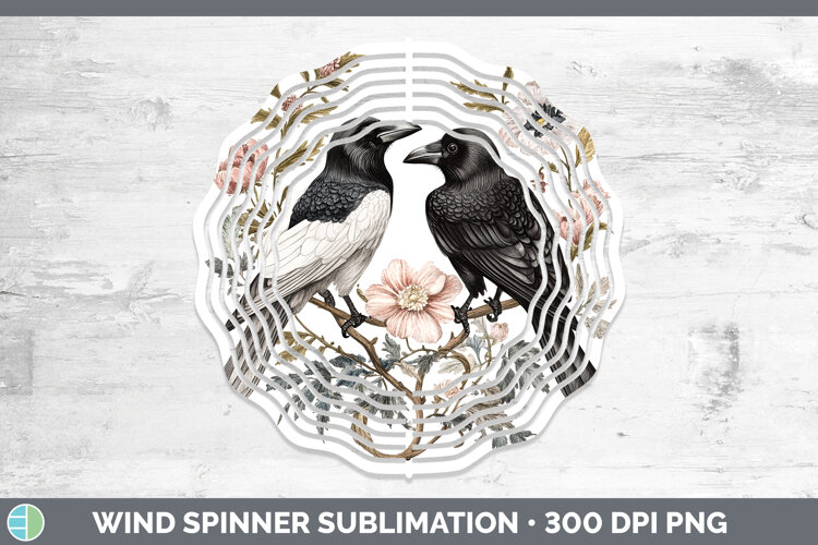 GorgeousBirds 01 Vintage Wind Spinner design.