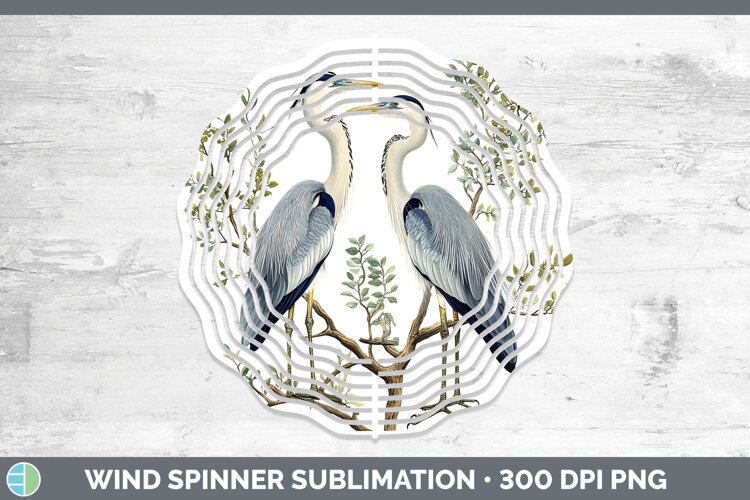 GorgeousBirds 01 Vintage Wind Spinner design.