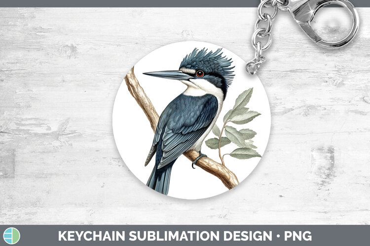 GorgeousBirds 01 Vintage Keychain design.