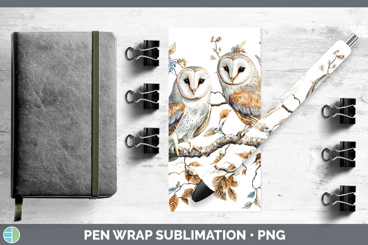 GorgeousBirds 01 Vintage Pen Wrap design.