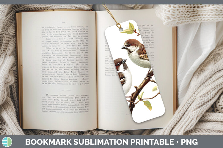 GorgeousBirds 01 Vintage Bookmark design.
