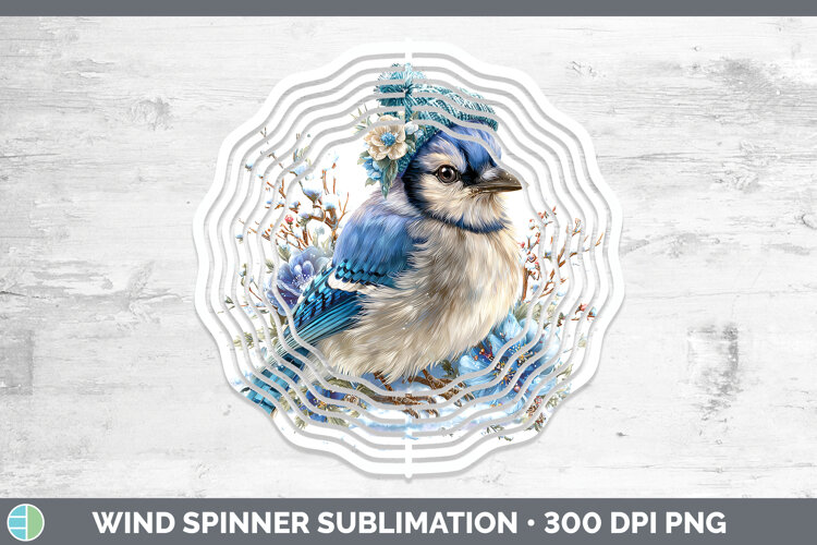 GorgeousBirds 01 Winter Knit Hat Wind Spinner design.