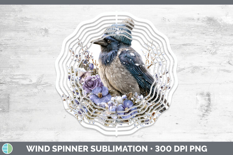 GorgeousBirds 01 Winter Knit Hat Wind Spinner design.