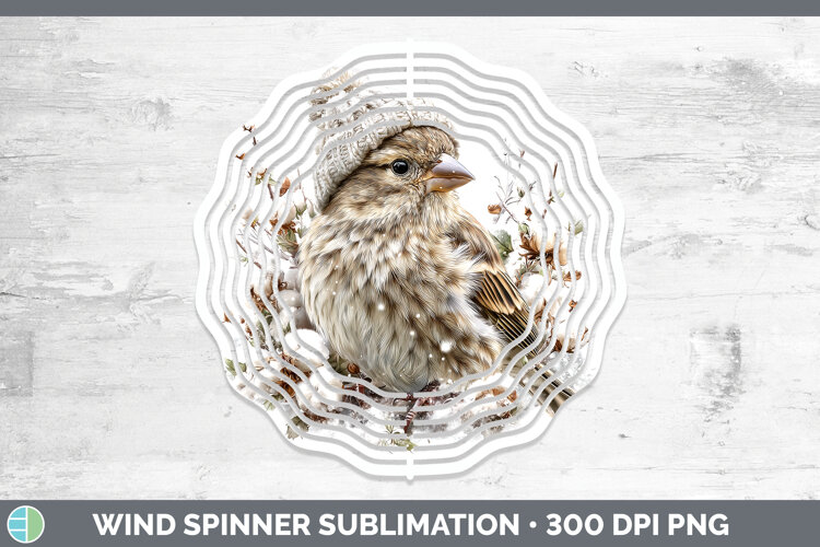 GorgeousBirds 01 Winter Knit Hat Wind Spinner design.