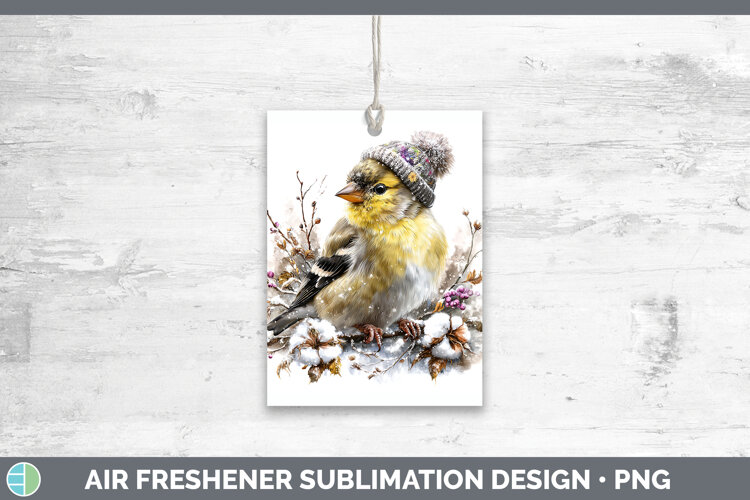 GorgeousBirds 01 Winter Knit Hat Air Freshener design.