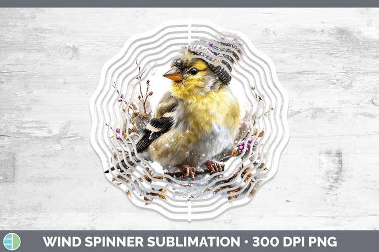 GorgeousBirds 01 Winter Knit Hat Wind Spinner design.