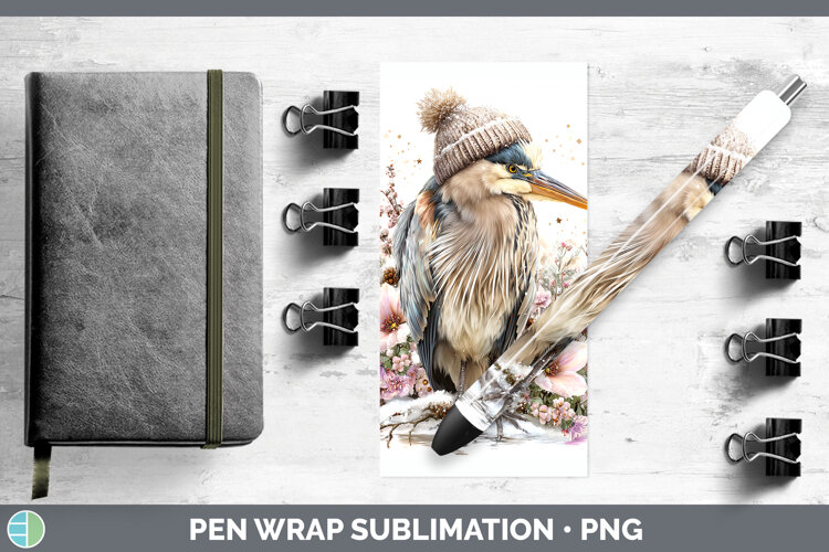 GorgeousBirds 01 Winter Knit Hat Pen Wrap design.