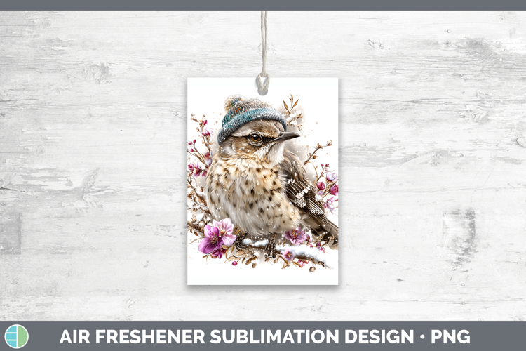 Mockingbird Birds 01 Winter Knit Hat Air Freshener Sublimati