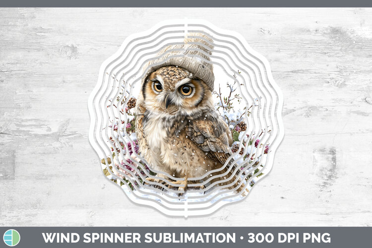GorgeousBirds 01 Winter Knit Hat Wind Spinner design.