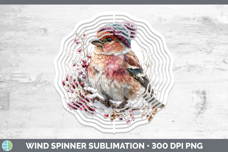 GorgeousBirds 01 Winter Knit Hat Wind Spinner design.