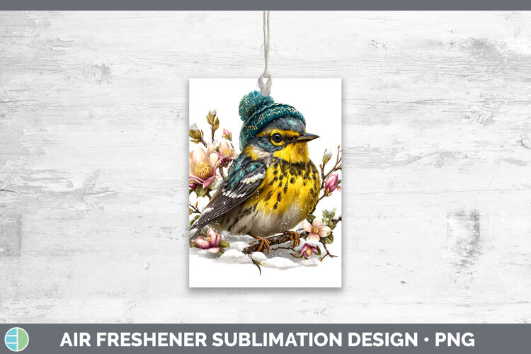 GorgeousBirds 01 Winter Knit Hat Air Freshener design.