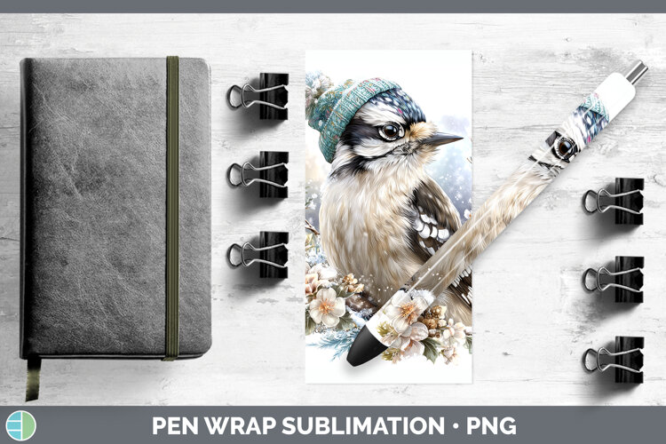 GorgeousBirds 01 Winter Knit Hat Pen Wrap design.