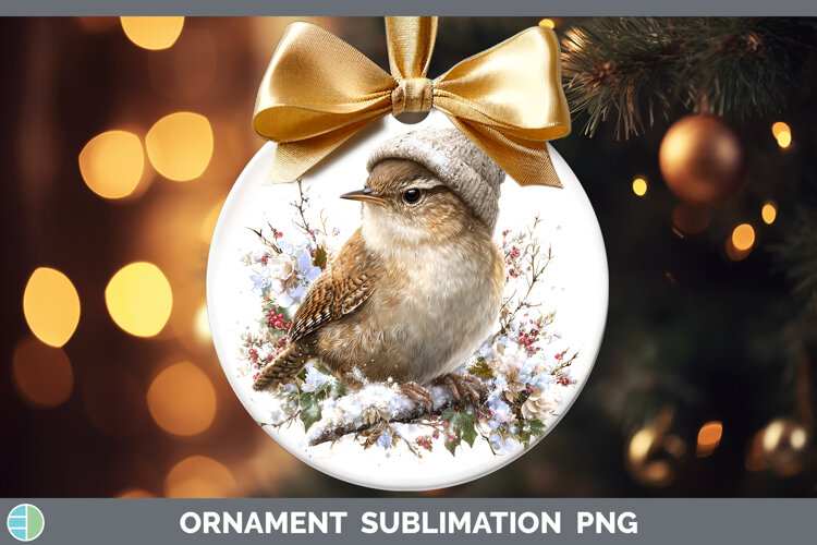 GorgeousBirds 01 Winter Knit Hat Ornament design.