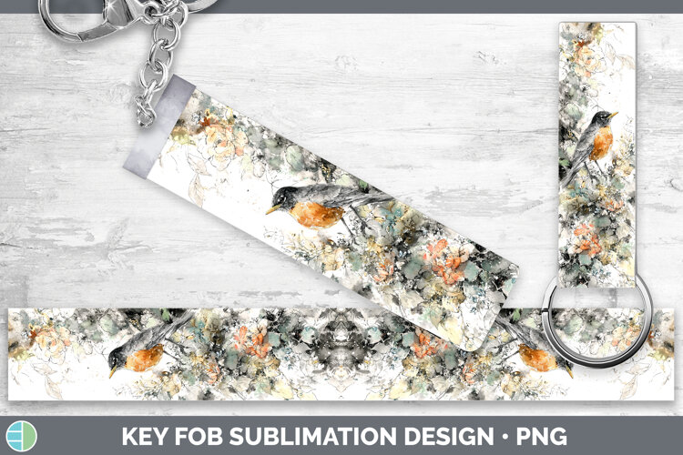 GorgeousBirds 02 Sketch Key Fob design.