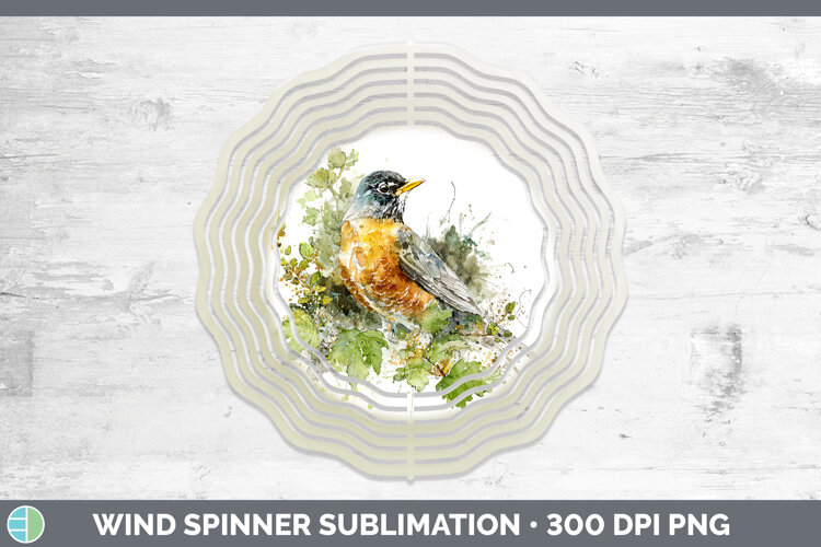 GorgeousBirds 02 Sketch Wind Spinner design.