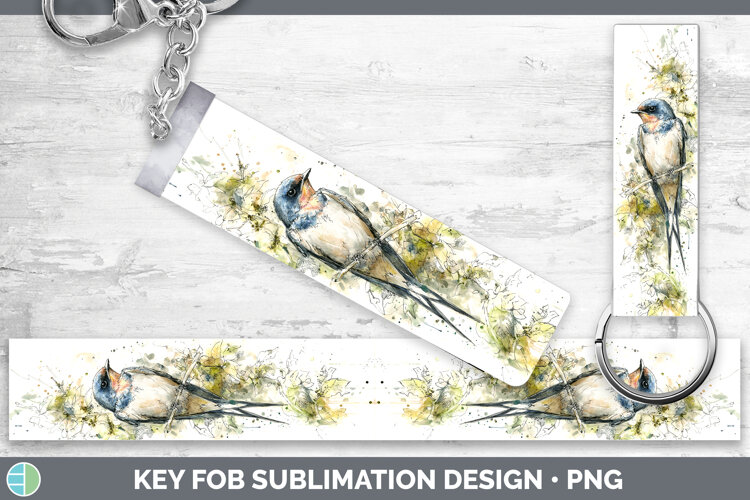 GorgeousBirds 02 Sketch Key Fob design.