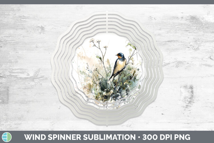 GorgeousBirds 02 Sketch Wind Spinner design.