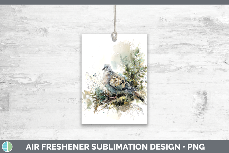 Dove Birds 02 Sketch Air Freshener Sublimation Design
