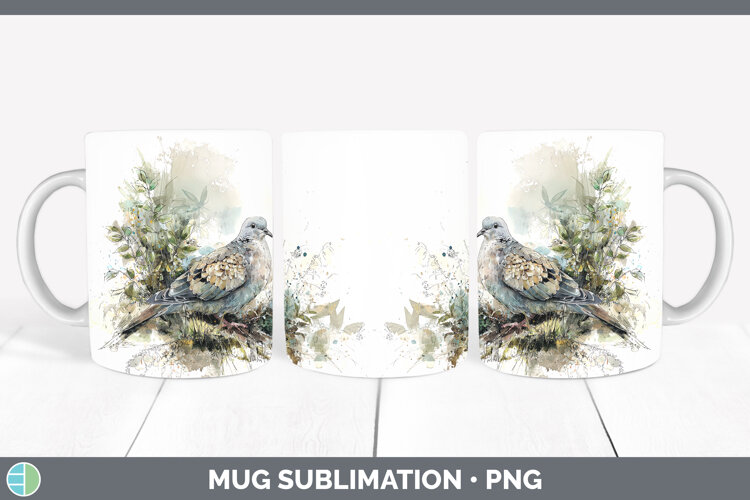 GorgeousBirds 02 Sketch Mug Wrap design.