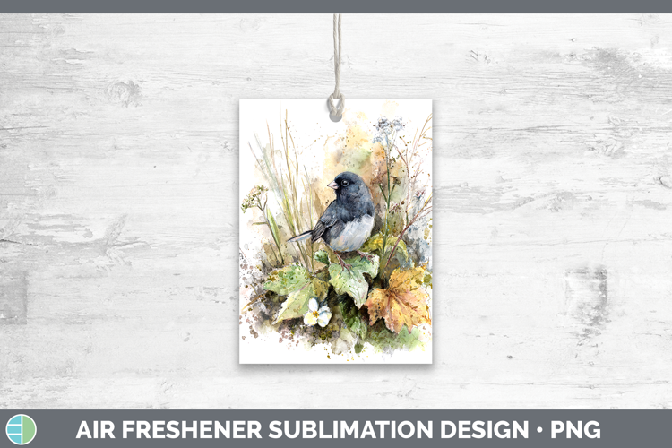 Junco Birds 02 Sketch Air Freshener Sublimation Design