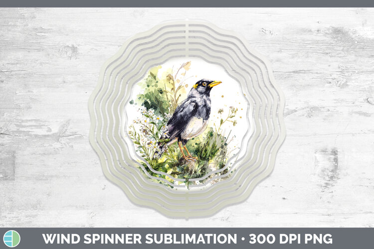 GorgeousBirds 02 Sketch Wind Spinner design.