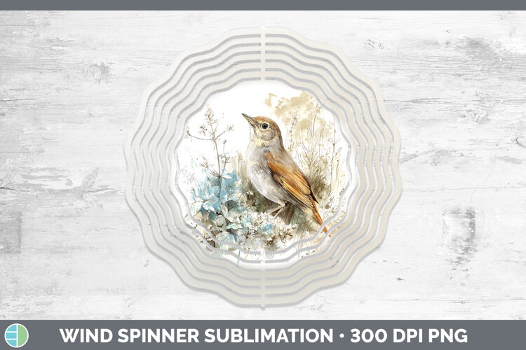 GorgeousBirds 02 Sketch Wind Spinner design.